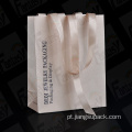 Sacos de papel de kraft cosméticos com seu próprio logotipo